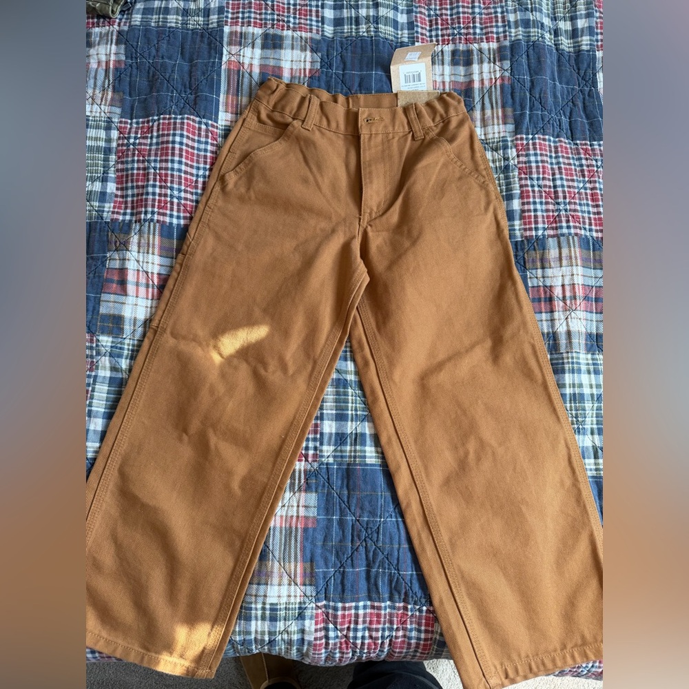 Carhartt Brown Work Pants-KIDS
